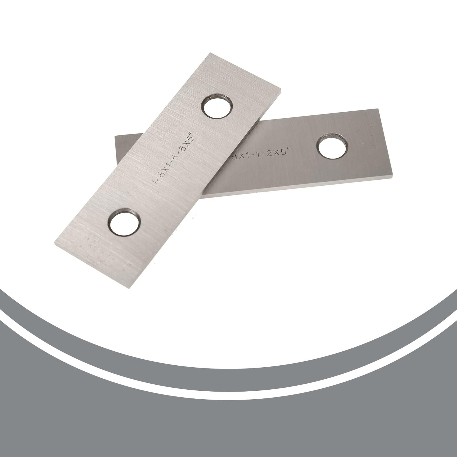 Tinvhy 10-Pack 1/8In X 5In Machinist Parallel Set 0.0002In Hardened Precision