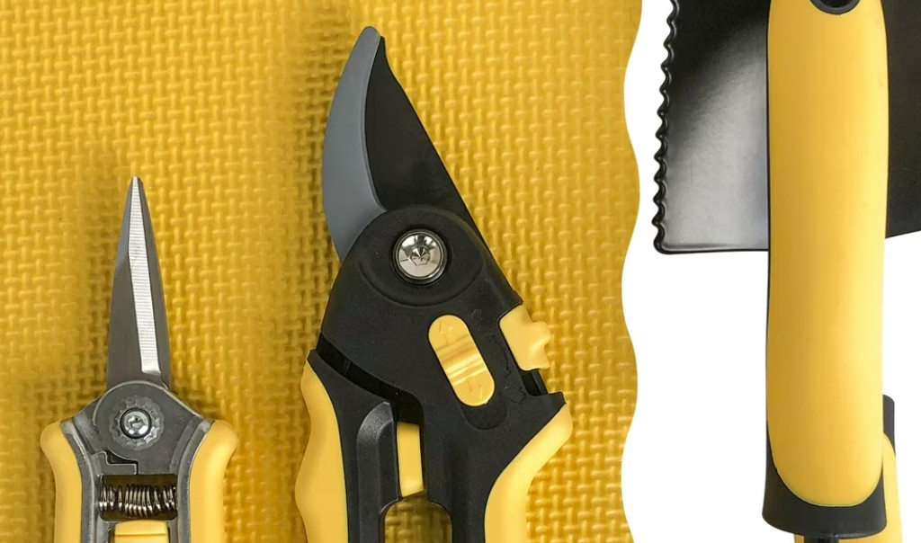 5 Piece Gardening Tool Set With Kneeling Pad, Pruner, Shears & Hand Tool