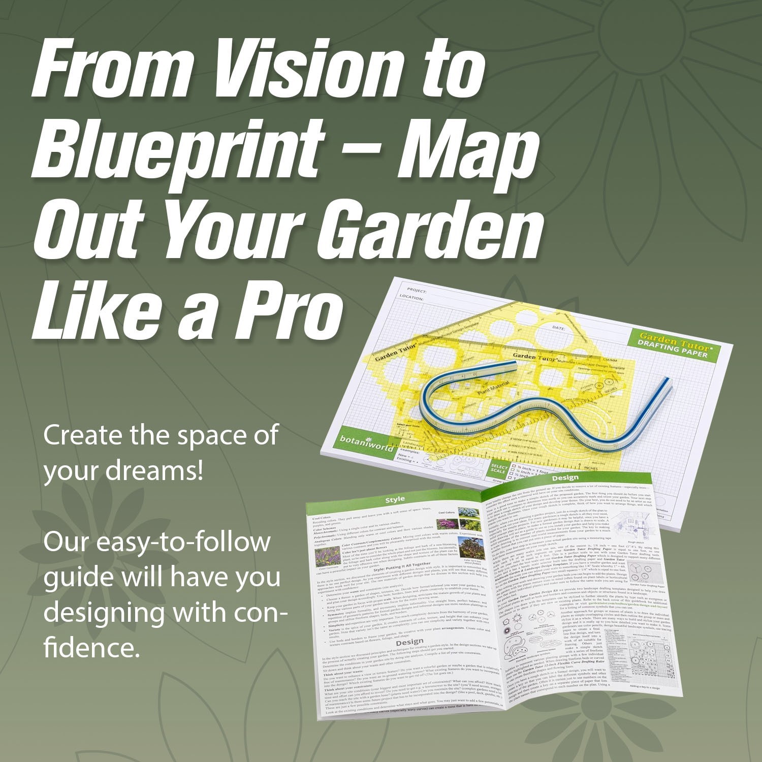Garden Tutor Multiscale Garden & Landscape Design Kit