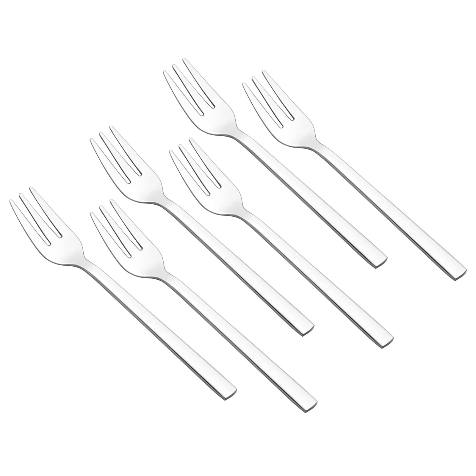 12-Piece Stainless Steel Small Tasting Fork, 3-Tines Fork