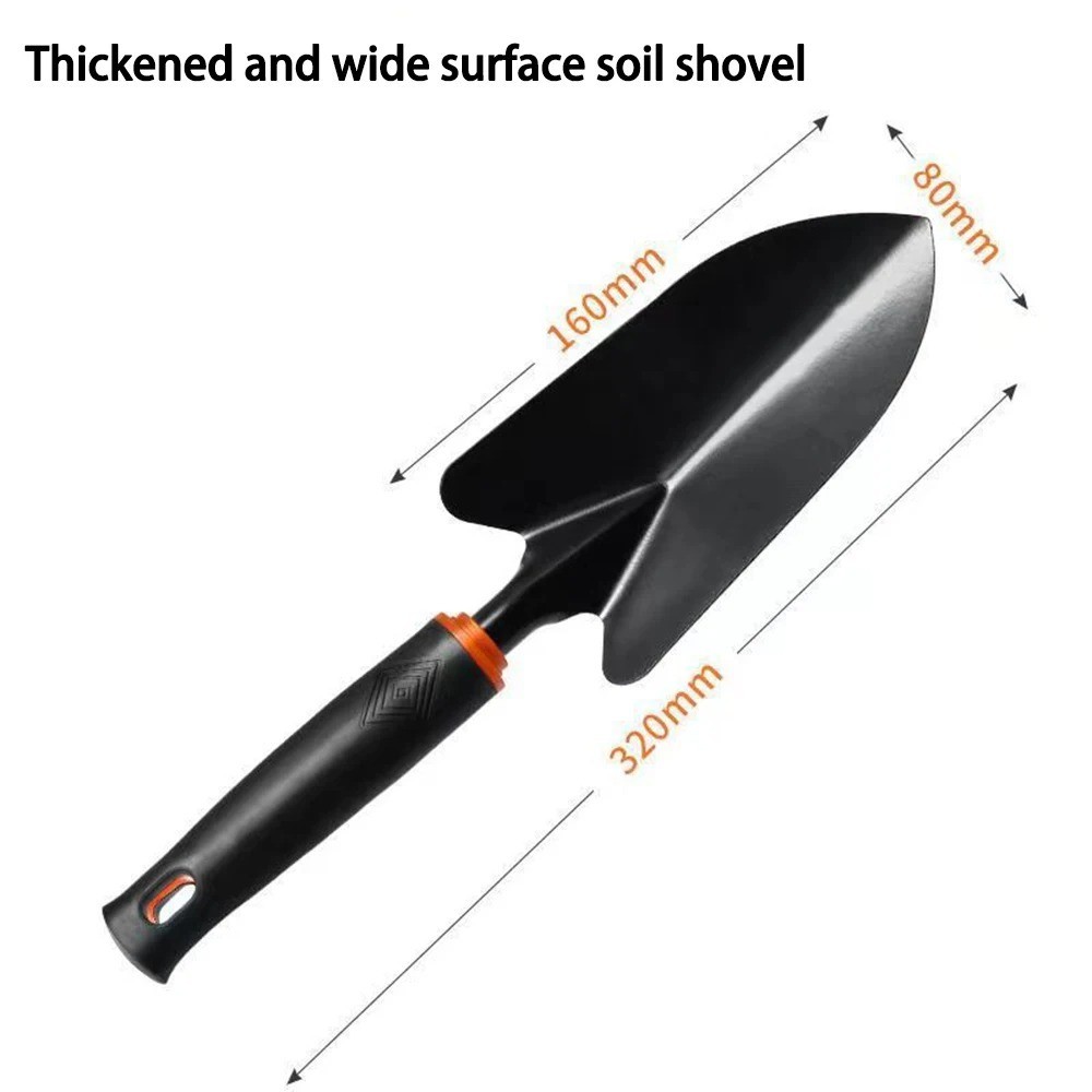 Garden Hand Tool Set 4pcs Trowel Rake Hoe Shovel Heavy Duty Gardening Kit