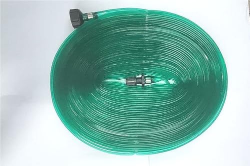 75FT PVC Soaker Hose for Garden Irrigation with Double Connector and Holes