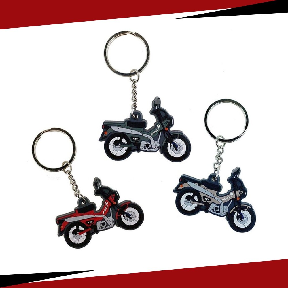LOGO KEY KEYCHAIN KEYRING HOLDER HANGER DECAL FOR HONDA CT125 TRAIL HUNTER 2023