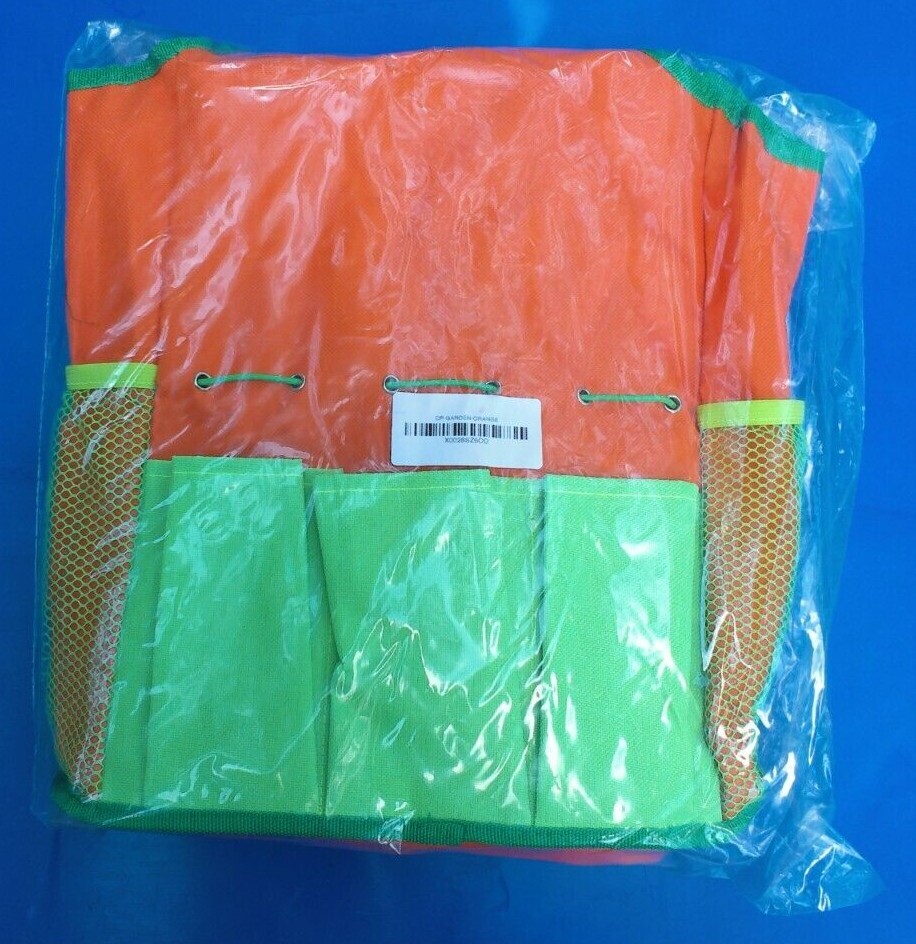 Gardening Hand Tool 10-piece Set with Storage Tote Bag Green/Orange (CASE OF 12)