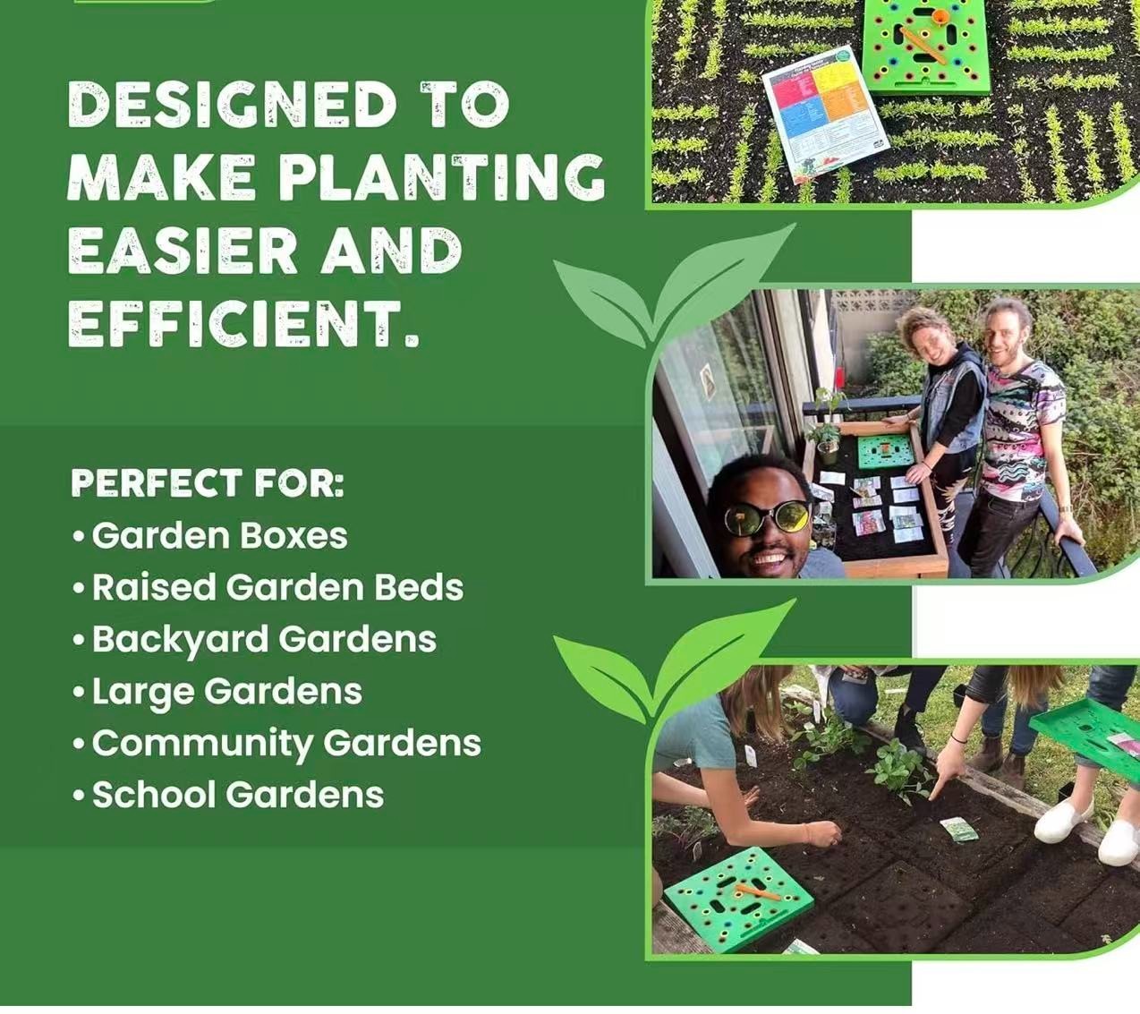 Seed and Seedling Spacer Tool for Bigger Harvests, Organized Plants & Fewer W…