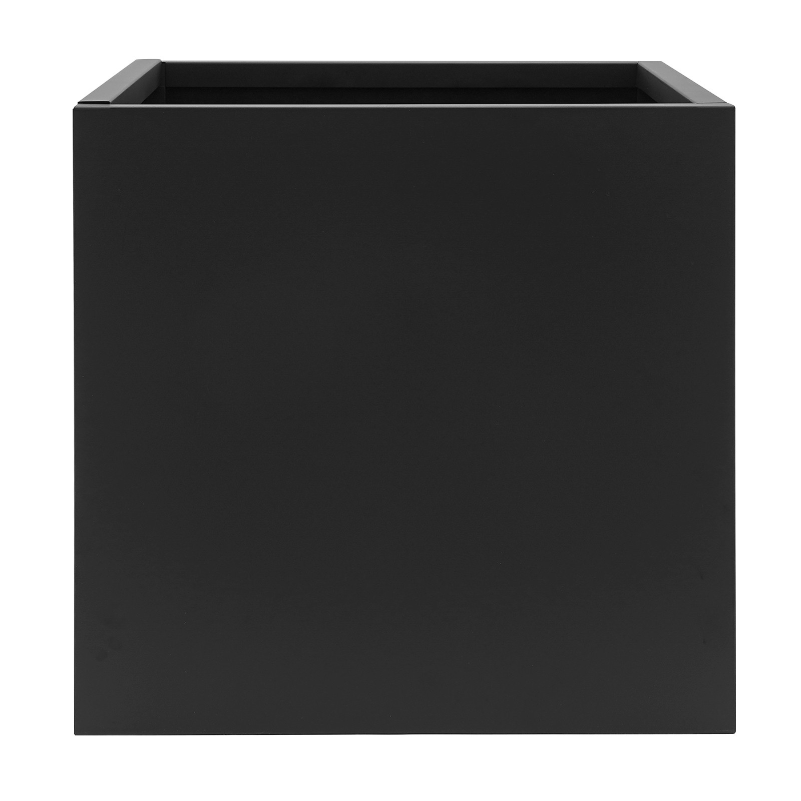 Stylish Steel Planter Box 24×24×24 Inch – Durable Black Garden Bed