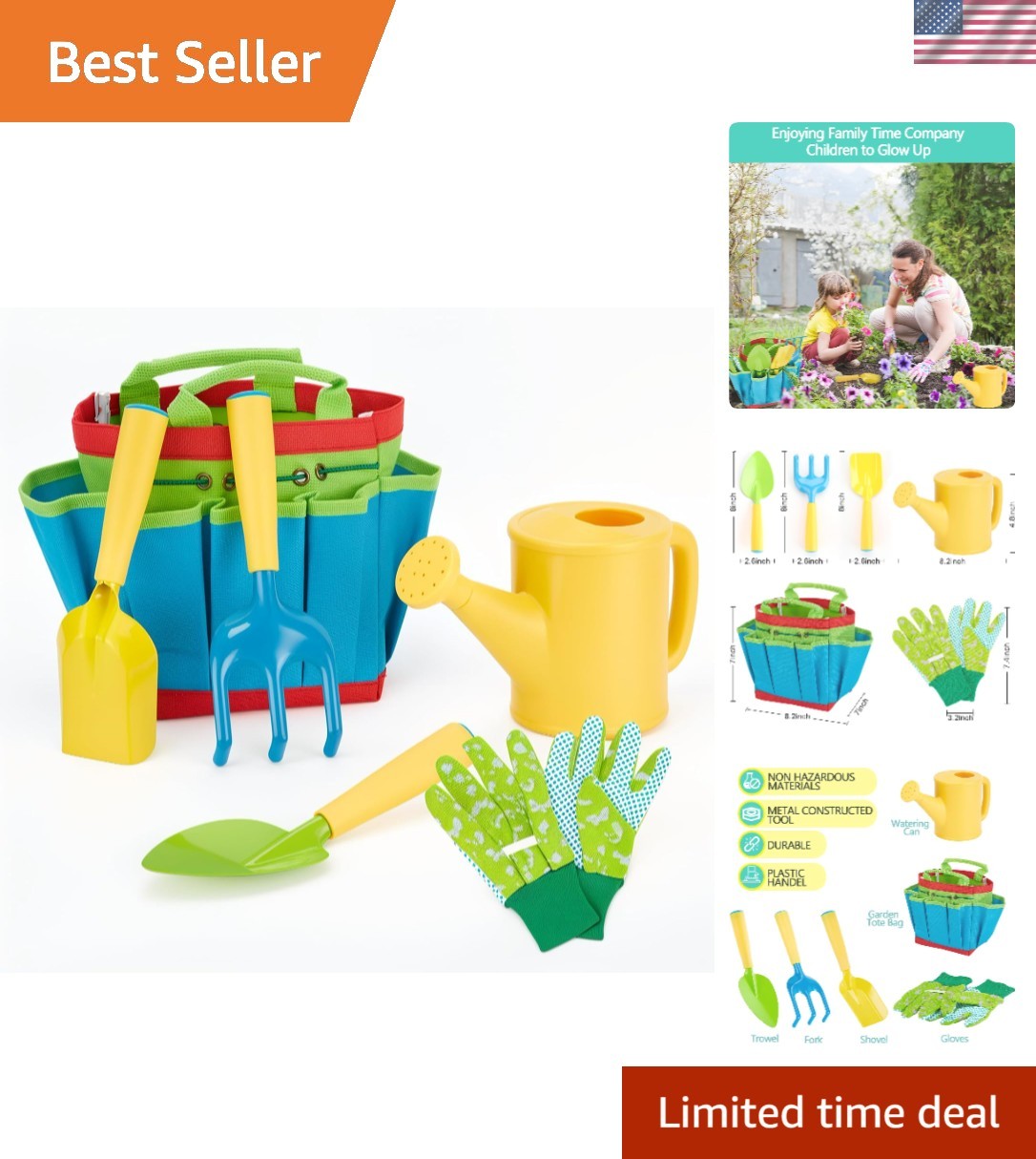 Kids Gardening Tool Set: 6 Durable Pieces to Inspire Young Nature Lovers!