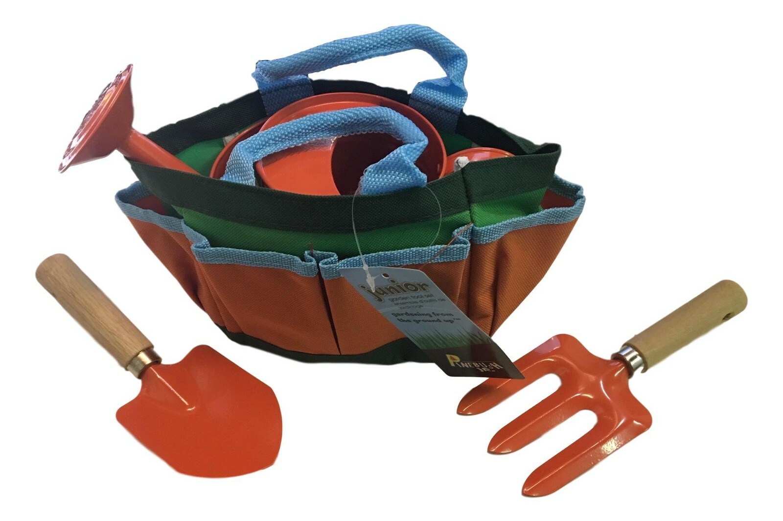 Jr. Garden Tool Set Kid Size All In One Kit Starter Set Gift Summer 4-Piece