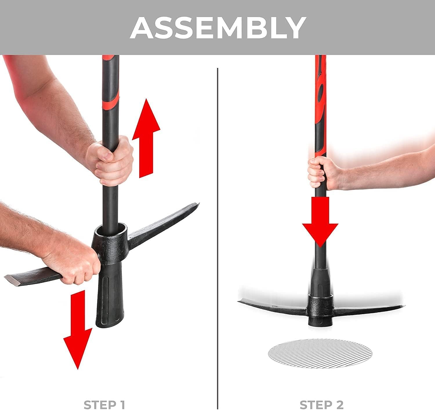 Pick Axe for Digging – 36″ Heavy Duty Garden Mattock Pickaxe – Rust Resistant