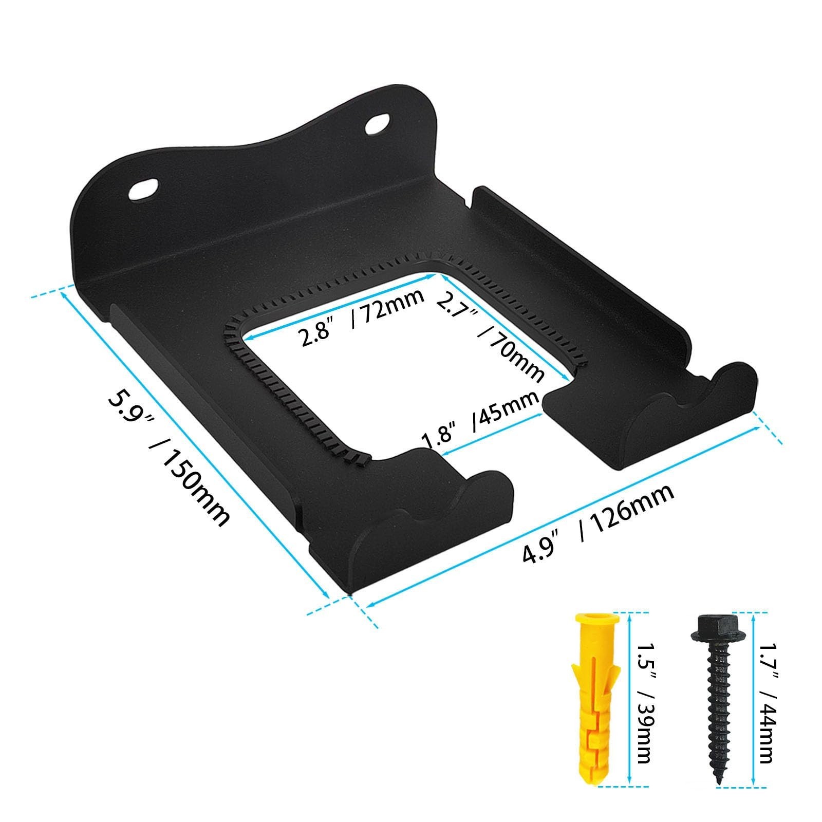 Ertuohg 2PCS Garage Organizer Trimmer Rack, Heavy Duty Weeder Eater Hanger Tr…