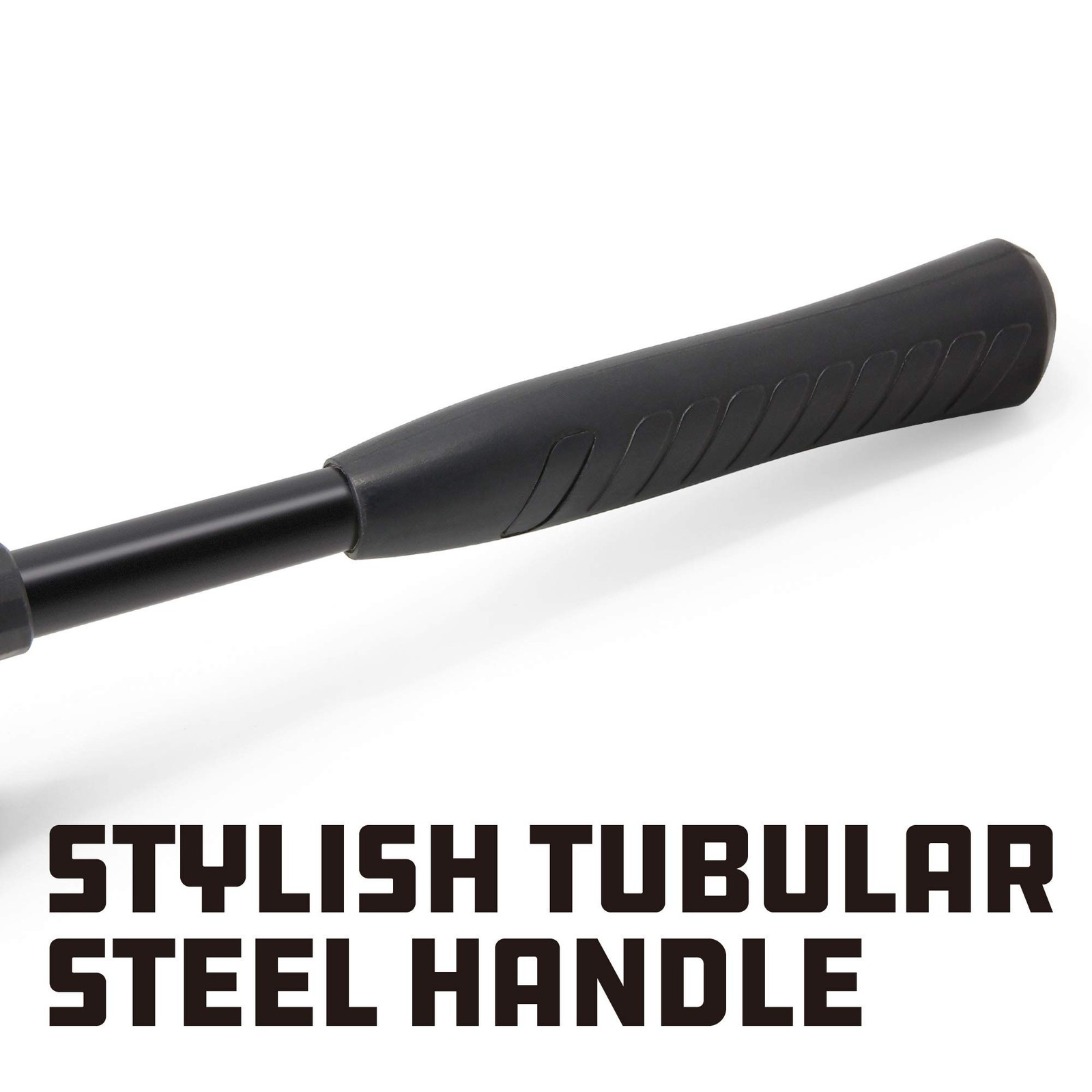 Powerbuilt 16-Ounce Rubber Mallet Hammer, Non-Slip Steel Handle Hand Tool, Wh…