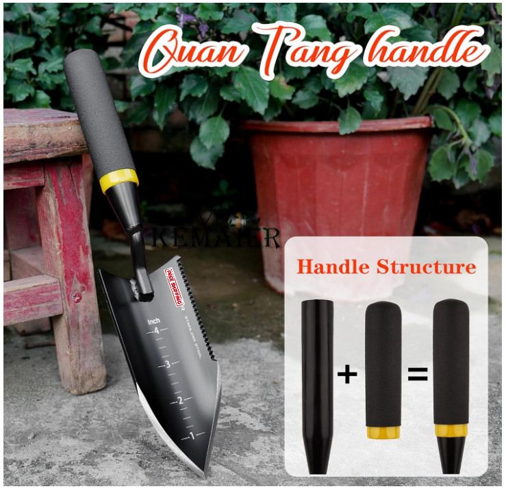 Garden Tool Set – Heavy-Duty Steel Trowel, Weeders, Shovel & Cultivator Gift