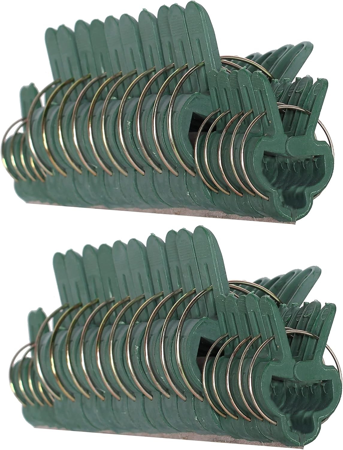 40-Piece Green Plant Support Clips for Stem & Vine Alignment