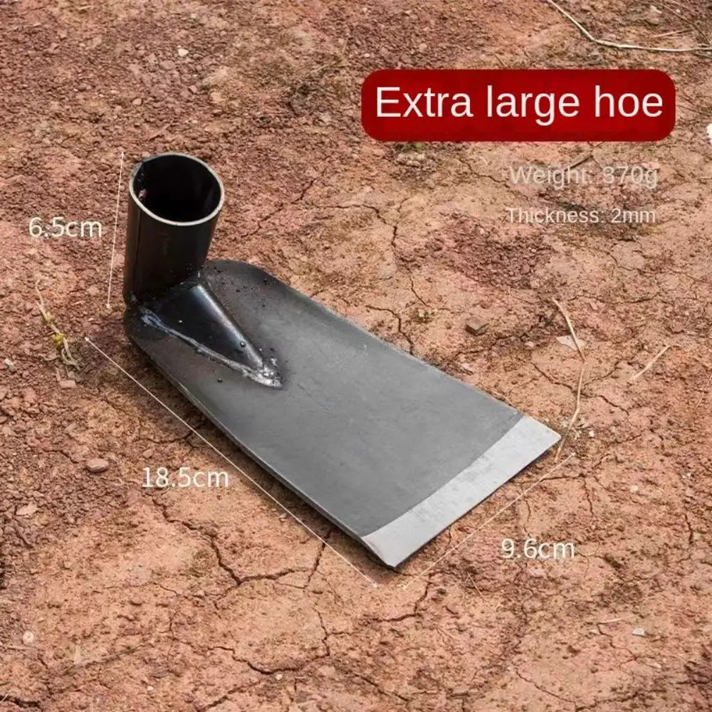 Forged Steel Garden Hoe Heavy-Duty Weeding Digging Tool for Farming & Plantiing