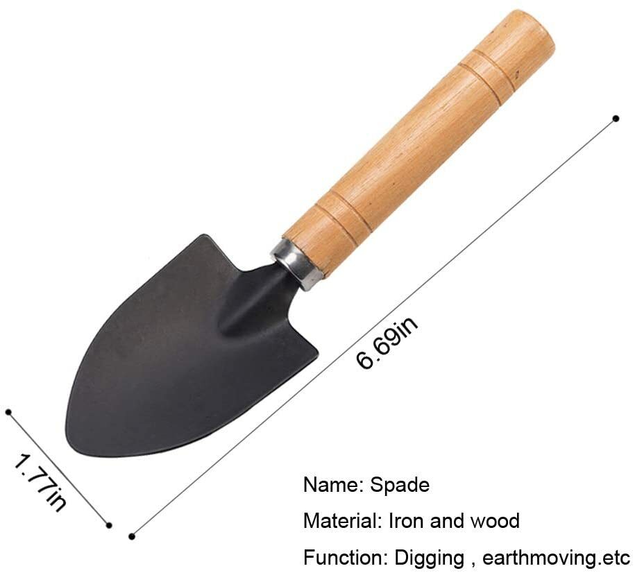 Home Gardening Tool Kit Mini Plant Garden Tools Spade Rake Shovel Piece Set Gift