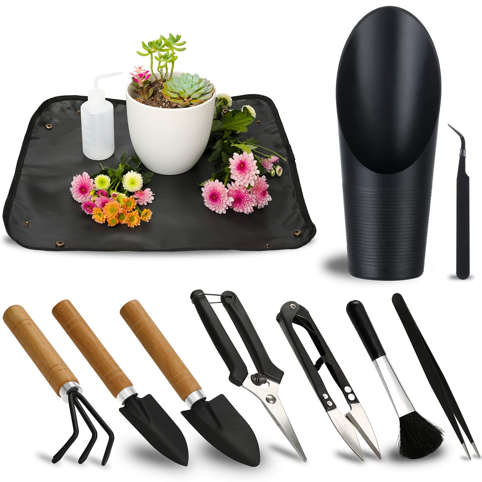 11 PCS Mini Succulent Garden Tools Watering Plant Accessories Kit Gifts