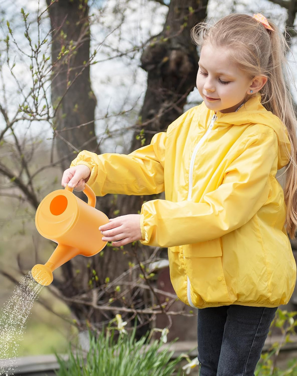 Kids Gardening Set Wooden Garden Tool Kit with Storage Bag Apron Gloves