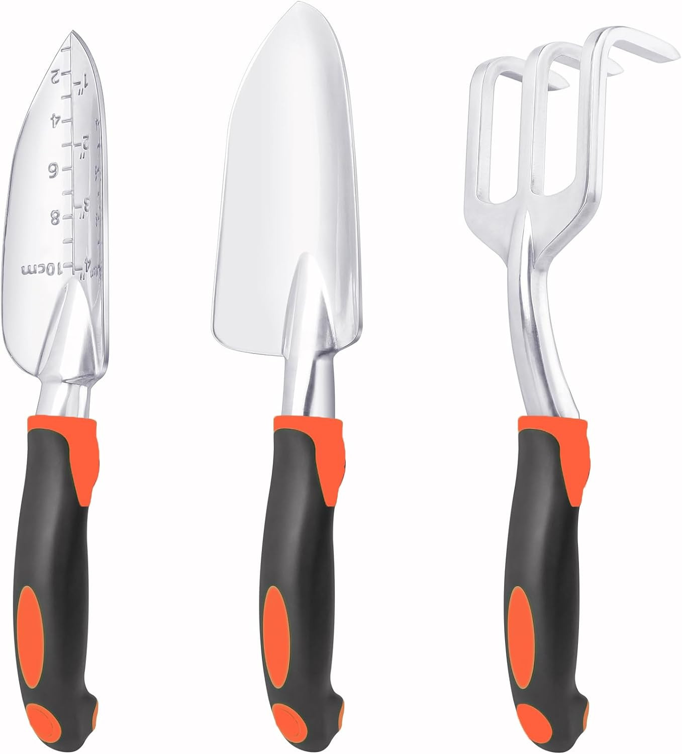 Garden Tools Set, 3 Pack Heavy Duty Gardening Tools Set Include Garden Shovel, T