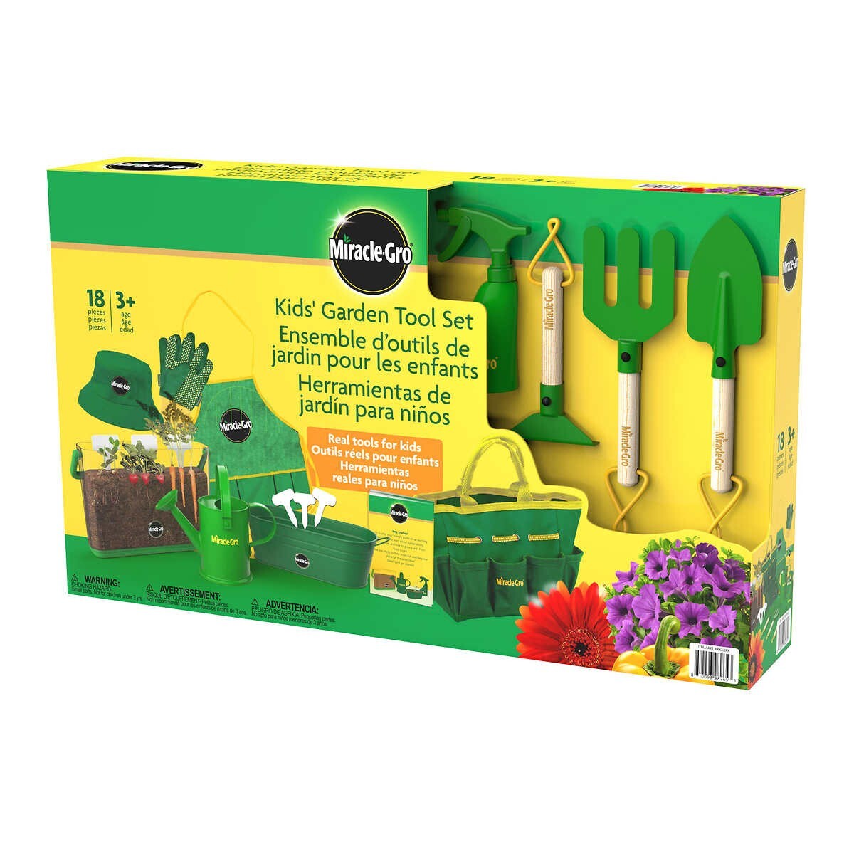 Miracle Gro Kids’ Garden 23 Piece Tool Set, SGH035-MG