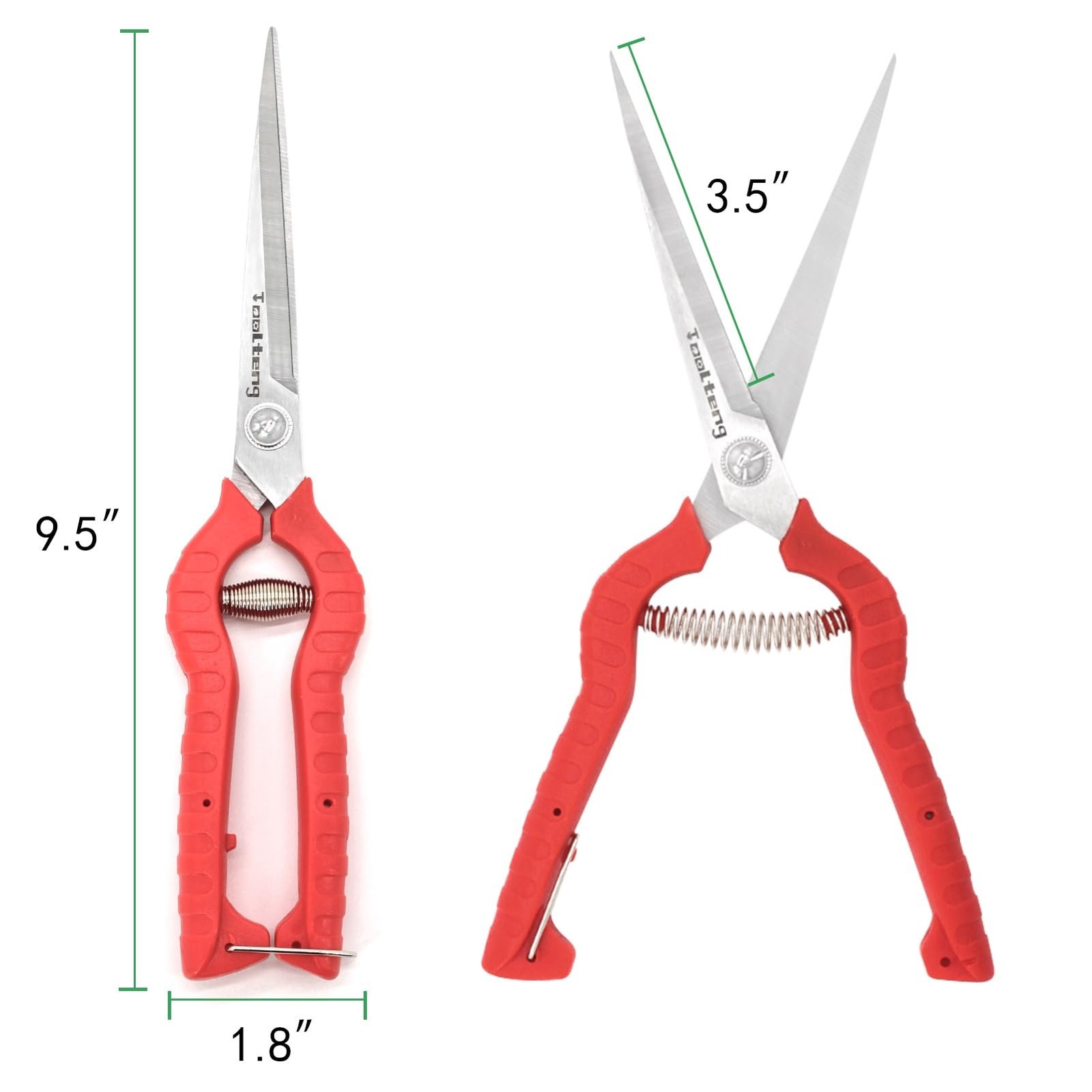 Extra Long Garden Scissor, Stainless Steel Pruning Shears, Bonsai Plant Trimm…