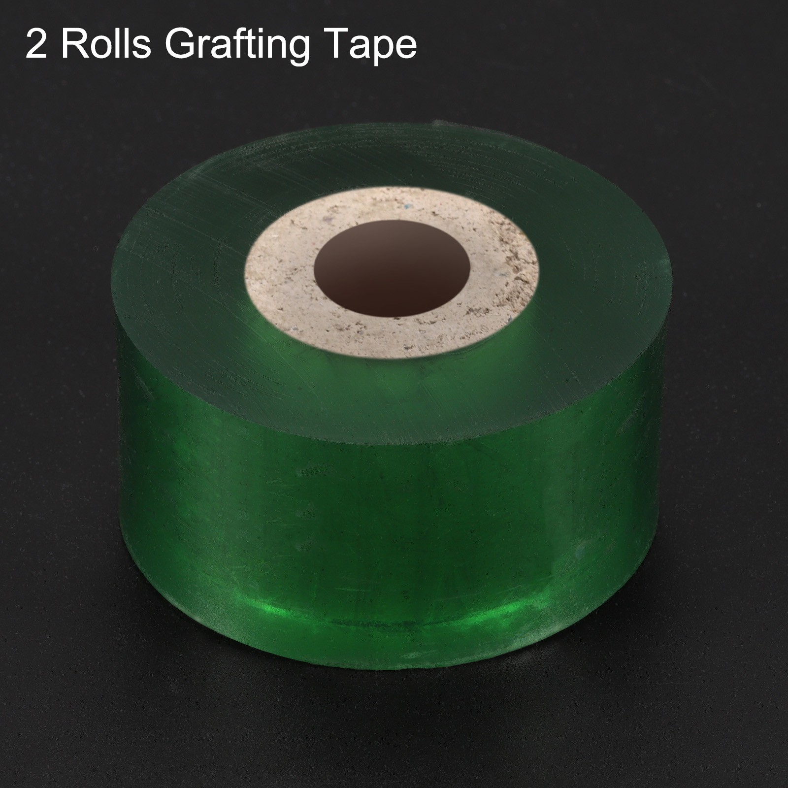 2pcs Fruit Tree Grafting Tape 3CM x 100M PVC Grafting Film for Plants, Green