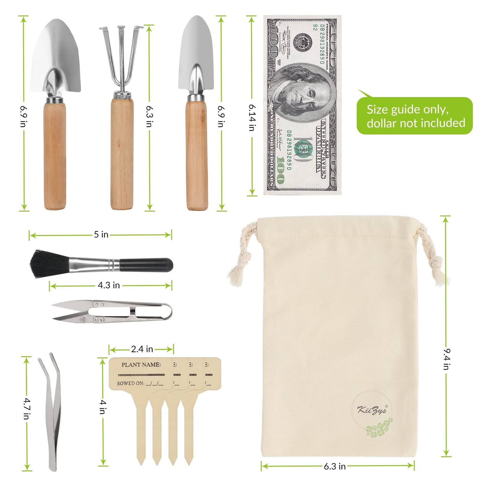 12 PCS Small Indoor Garden Tool Set Mini Hand House Plant Tool Planting Women