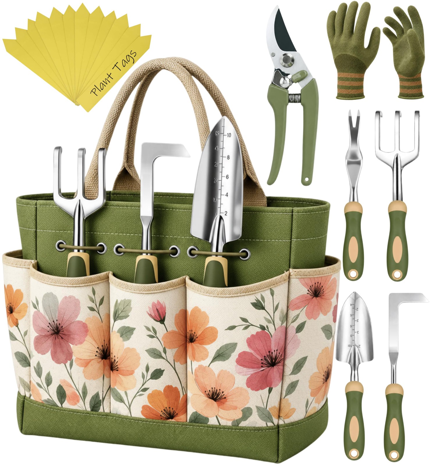 Heavy Duty Gardening Tools – Gifts for Women, Men, Mom, Dad Floral
