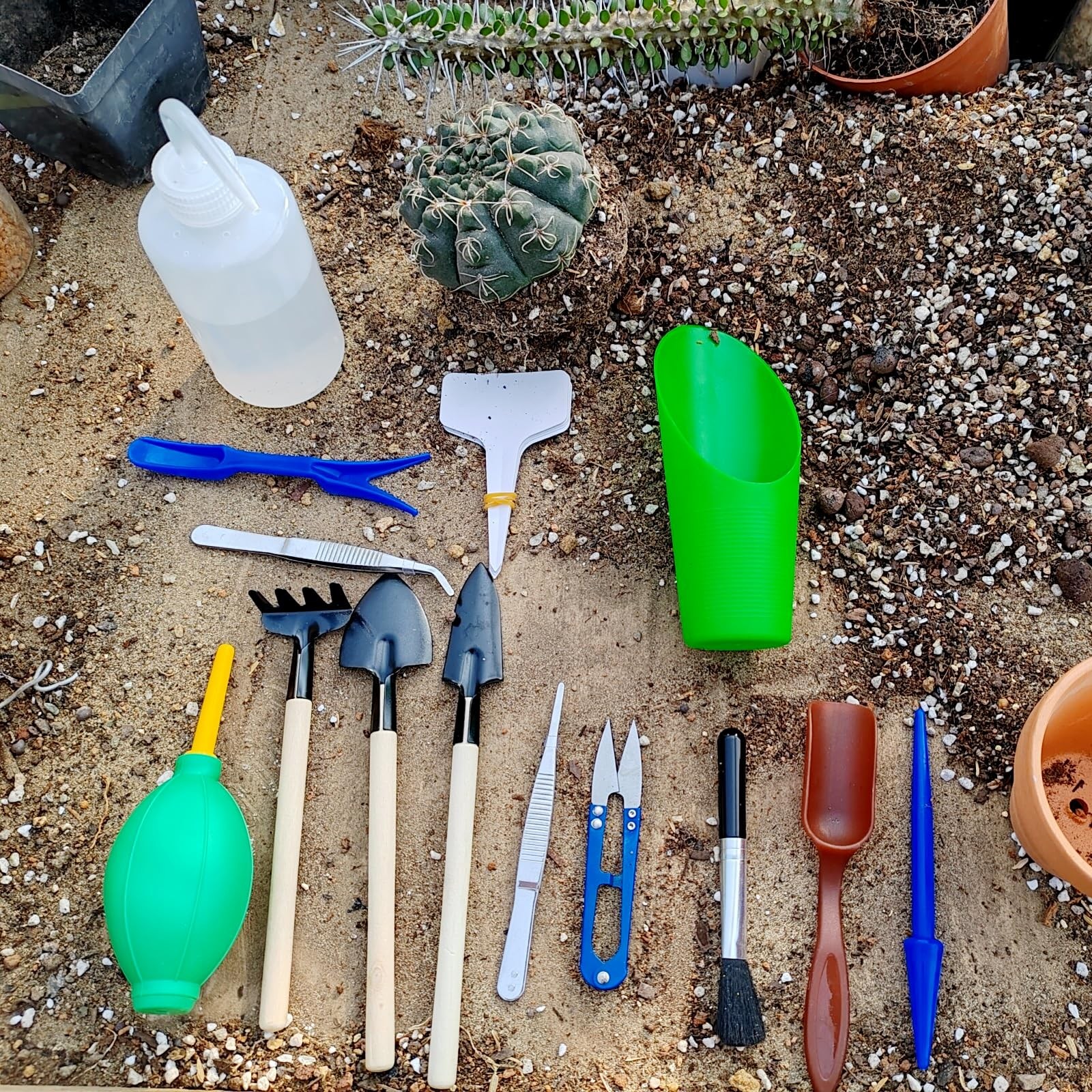 20PCS/Set Succulent Tools Set, Mini Garden Tool Set, Transplanting Tools Set,…