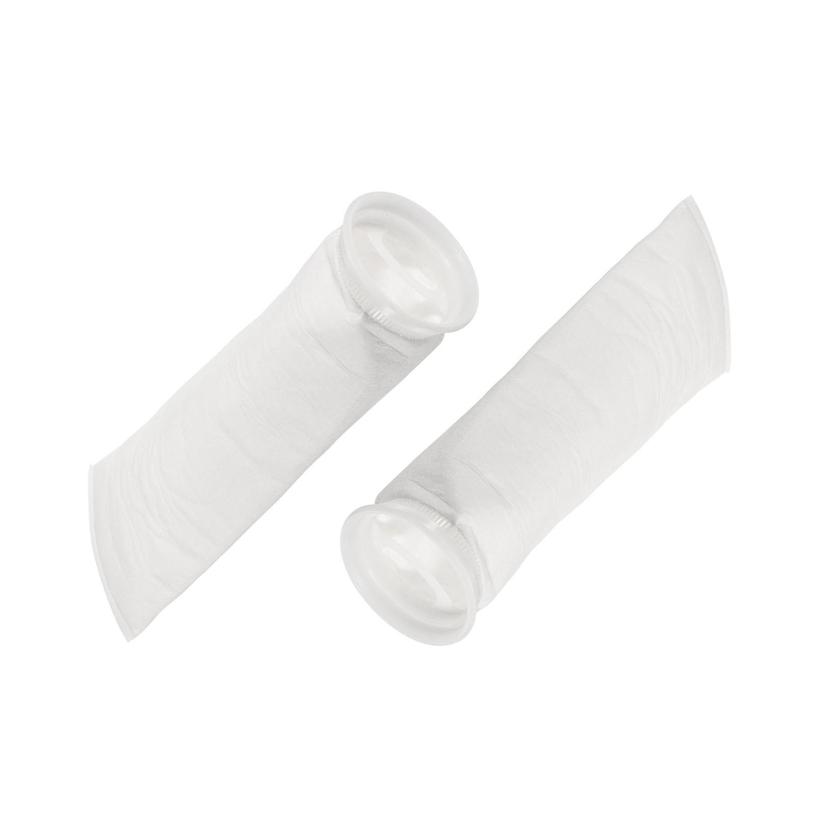 4 Inch Ring Filter Socks 1 Micron Mesh Bags Pool Skimmer Basket White 2Pack