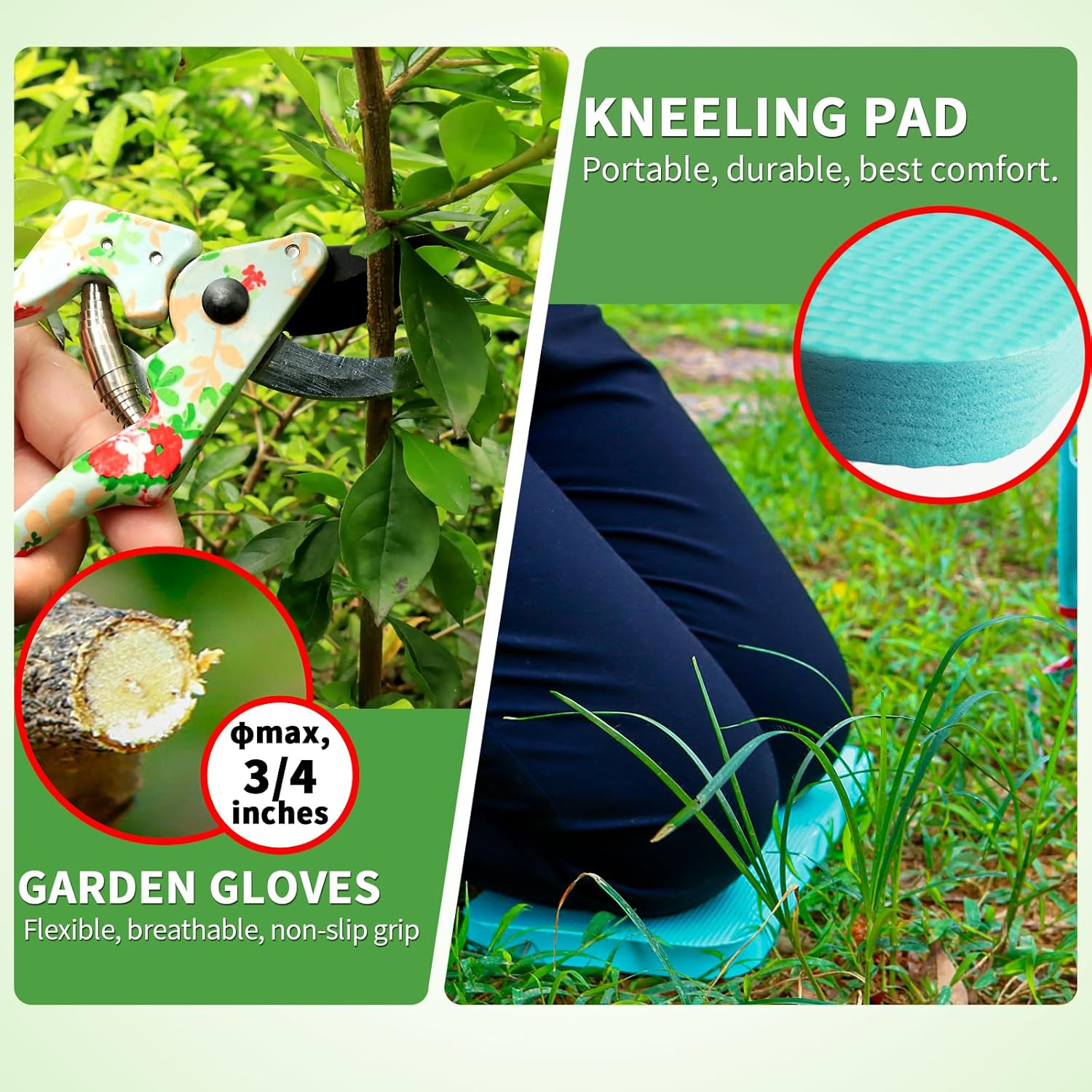 Garden Tools Set 10 Piece Heavy Duty Floral Garden Tool Set Gardening Gifts for