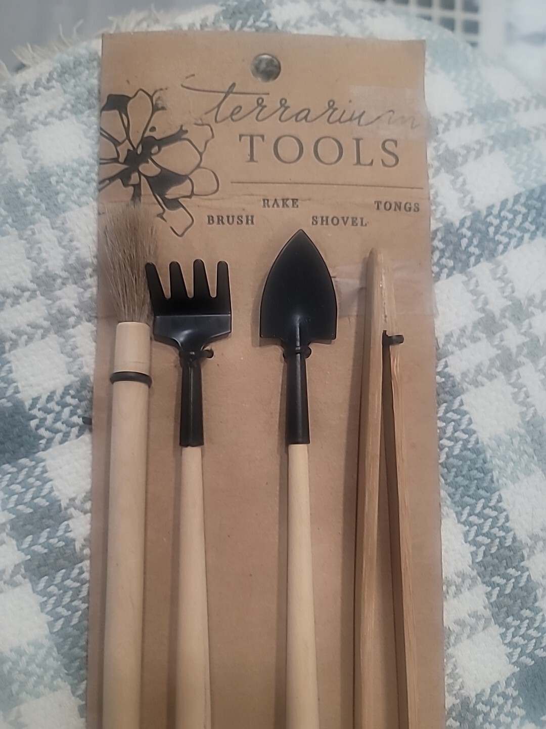 052076 Terrarium Tool Kit Light Brownblack