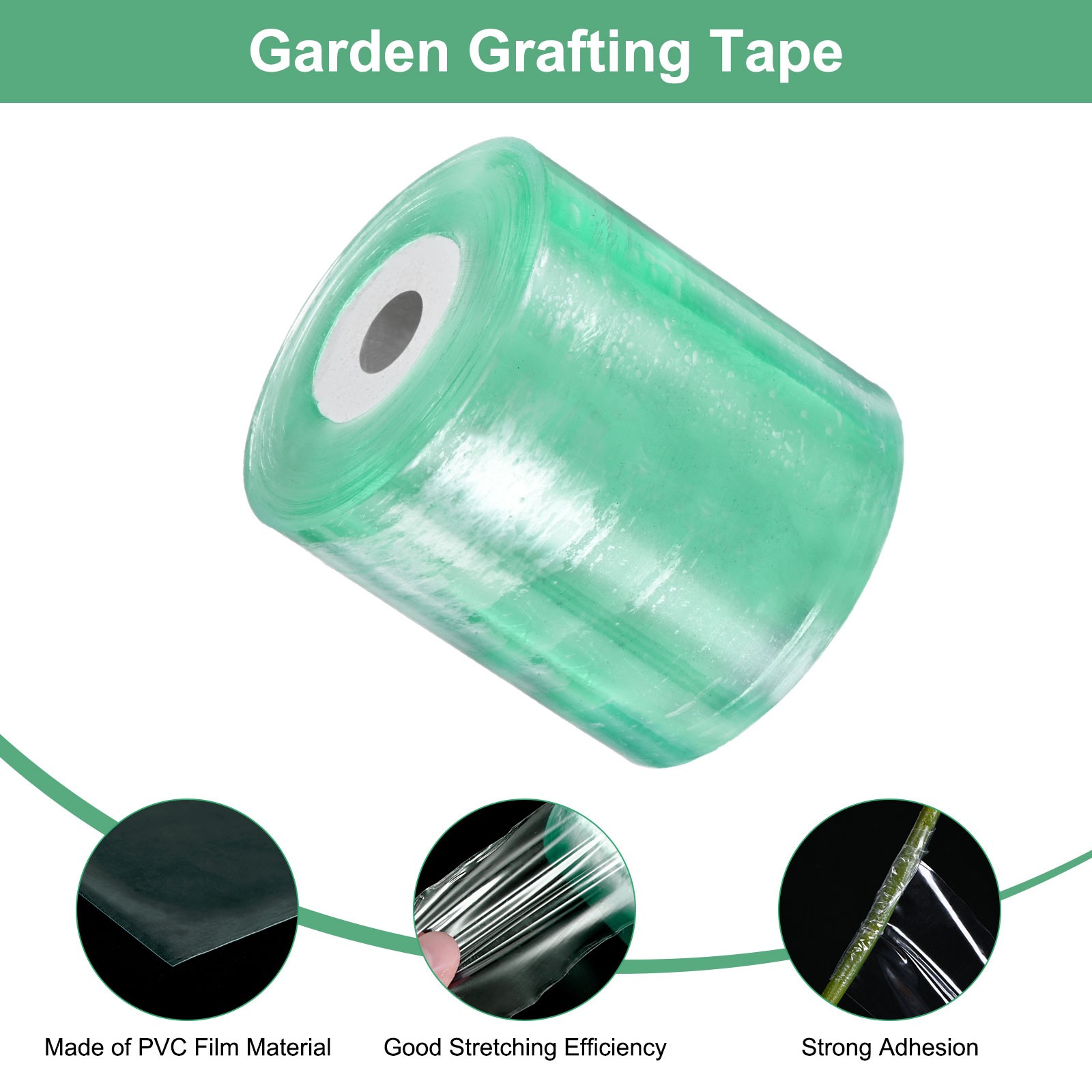 1-Pack Grafting Tape, 131yards x 2.4″( L x W) Tree Grafting Tape Per Pack
