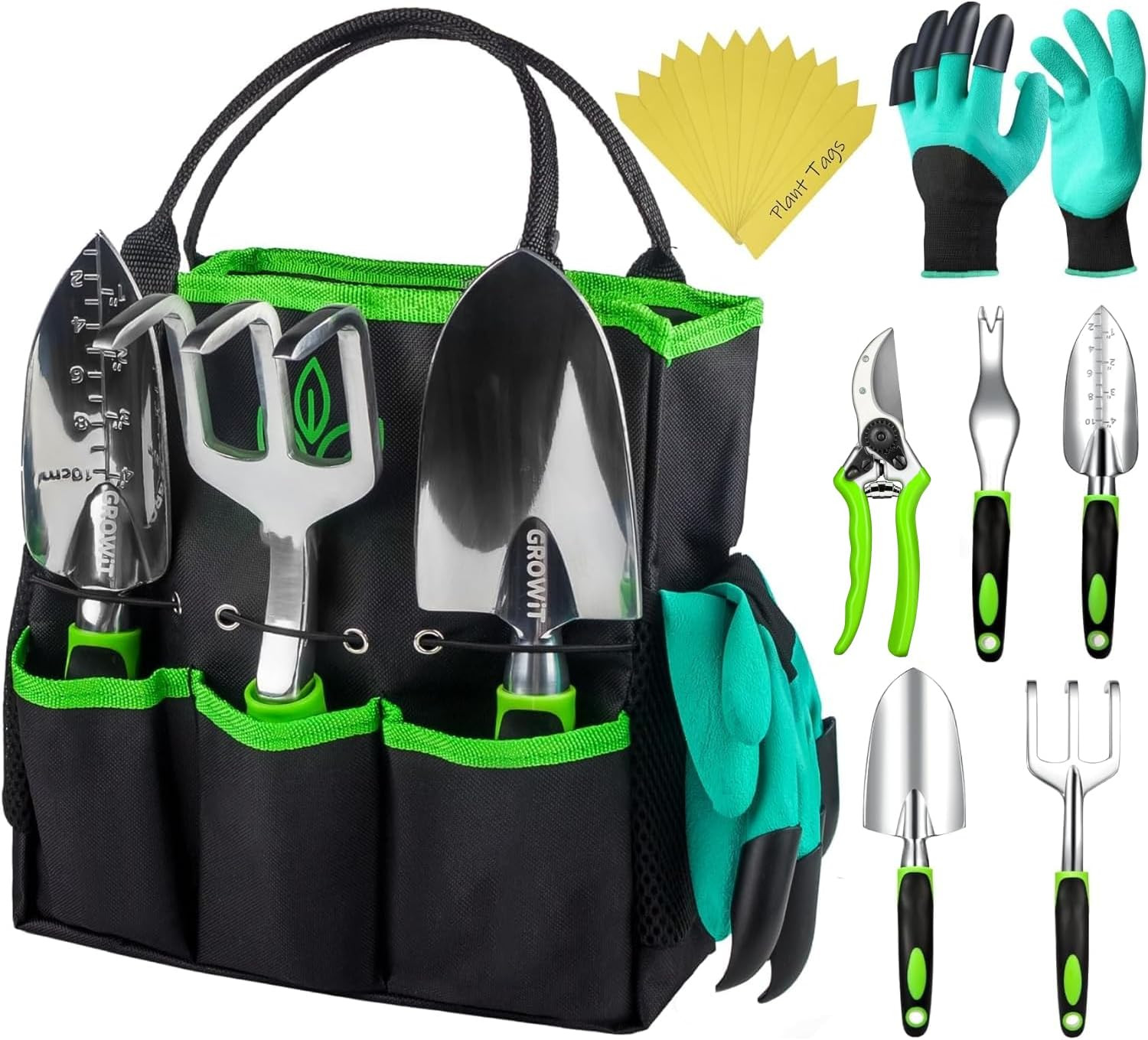 Heavy Duty Gardening Tools – 22-Piece Gardening Gifts for Women, Mom, Men – Dura