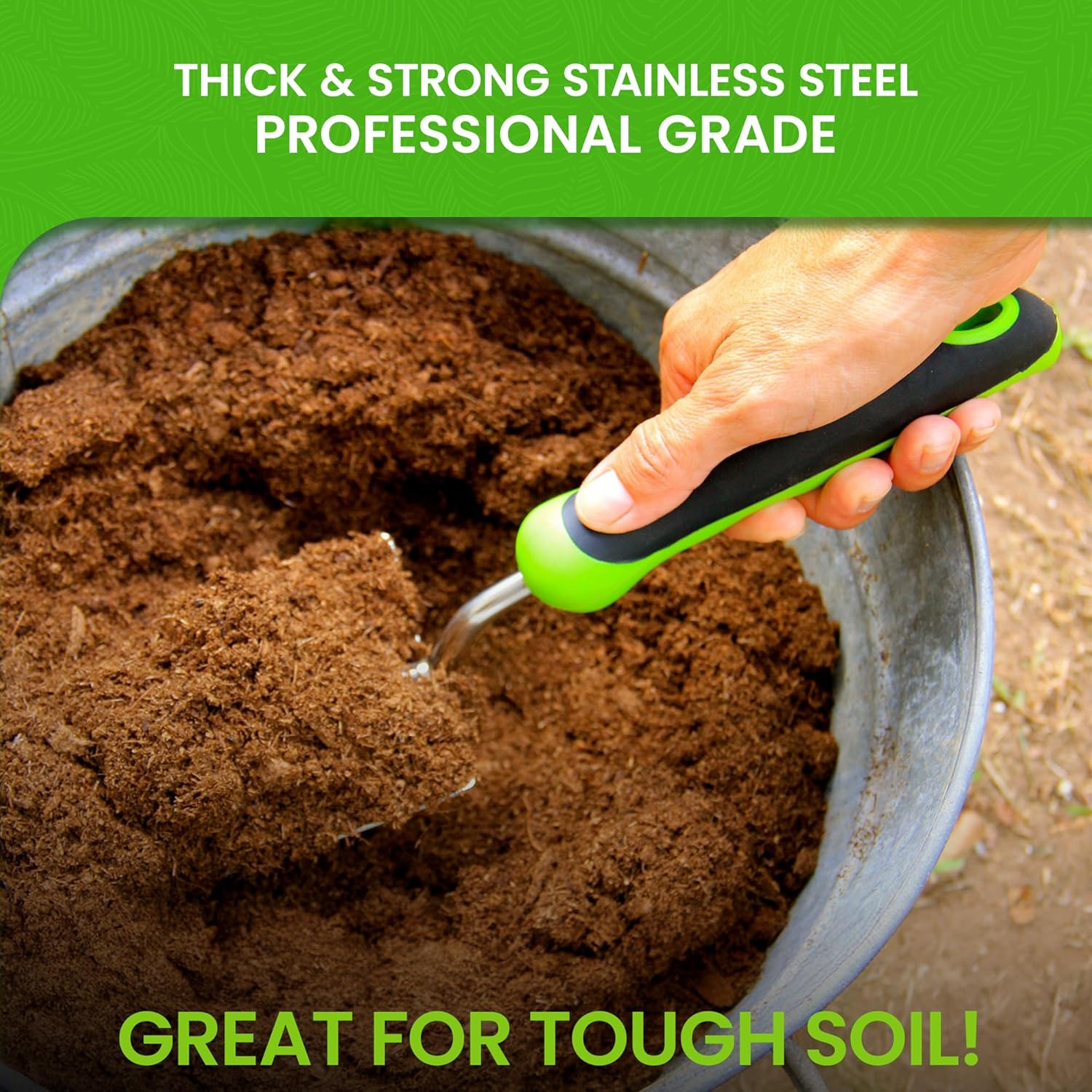 Garden Guru Heavy Duty Garden Trowel Hand Shovel for Gardening – Strong Stainles