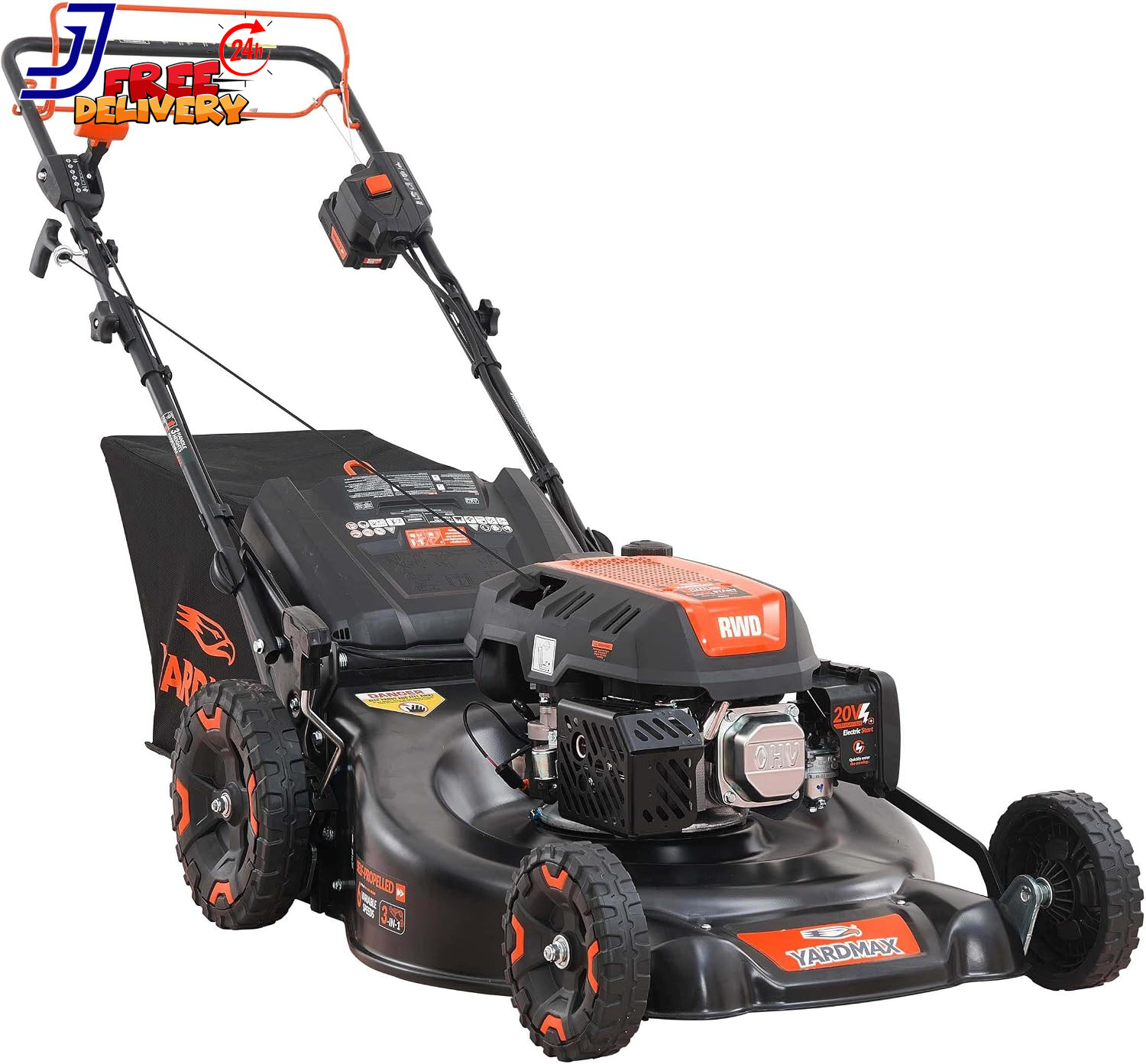 24 In. 201Cc Electric Start Select PACE 6 Speed CVT High Wheel RWD 3-In-1 Gas Wa