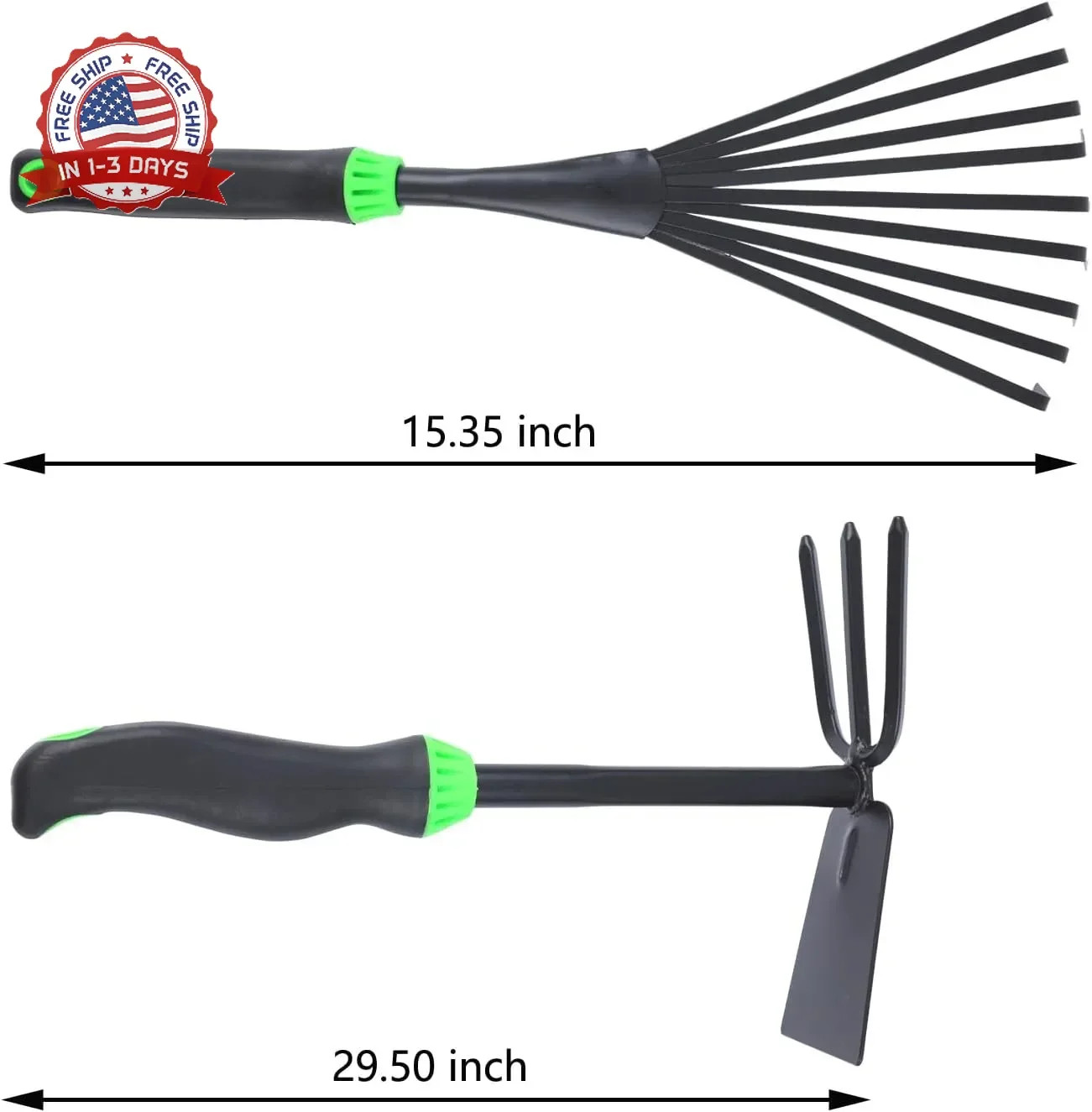 7-Piece Aluminum Alloy Heavy Duty Gardening Tool Set – Rust Proof, Ergonomic Han