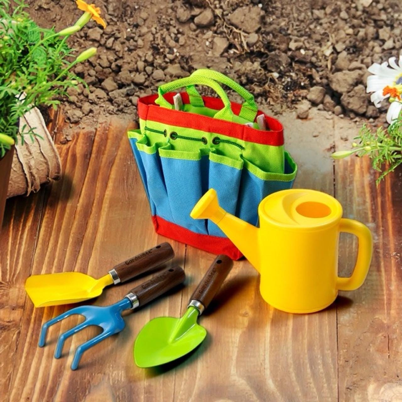 GardenBee Kids Gardening Tool Set, Kid’s Garden Kit, Kid’s Craft Kit, Kid’s