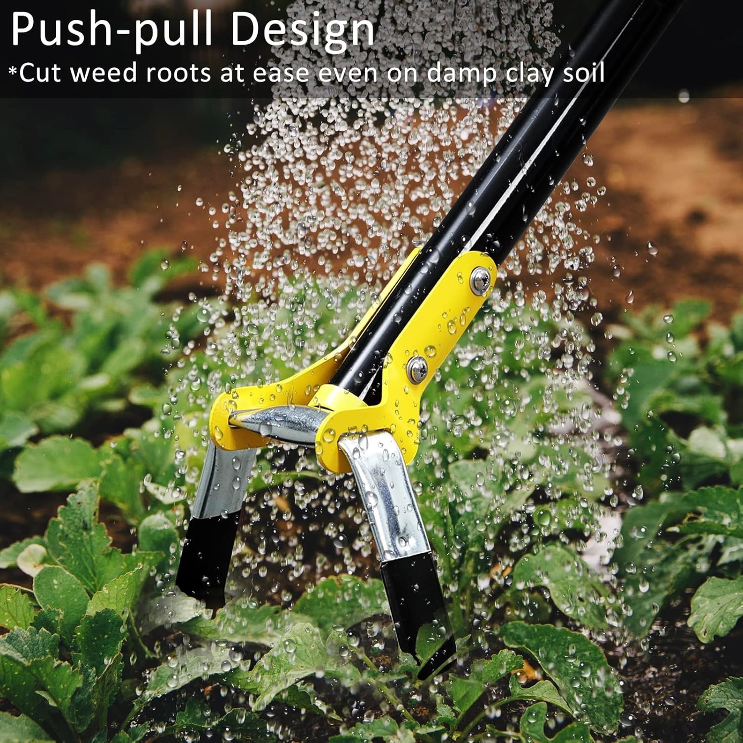 Hoe Garden Tool -Scuffle Garden Hoes for Weeding Gardening Long Handle Heavy …