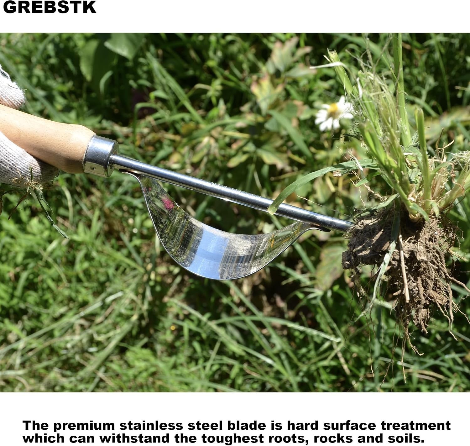 Garden Manual Weeding Tools Stainless Steel Beech Handle Shovel For Weeding,