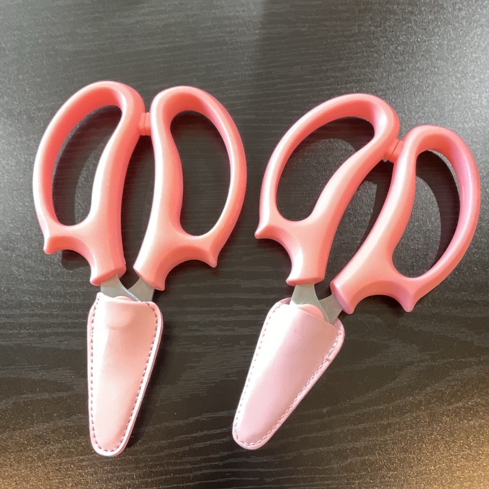 Pink Housolution Flower Scissors, Strong Floral Shears set of 2