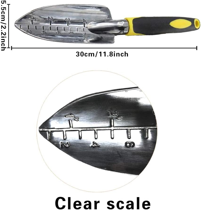 Garden Trowel Hand Shovel Ergonomic Non-Slip Tool for Digging Planting Weeding