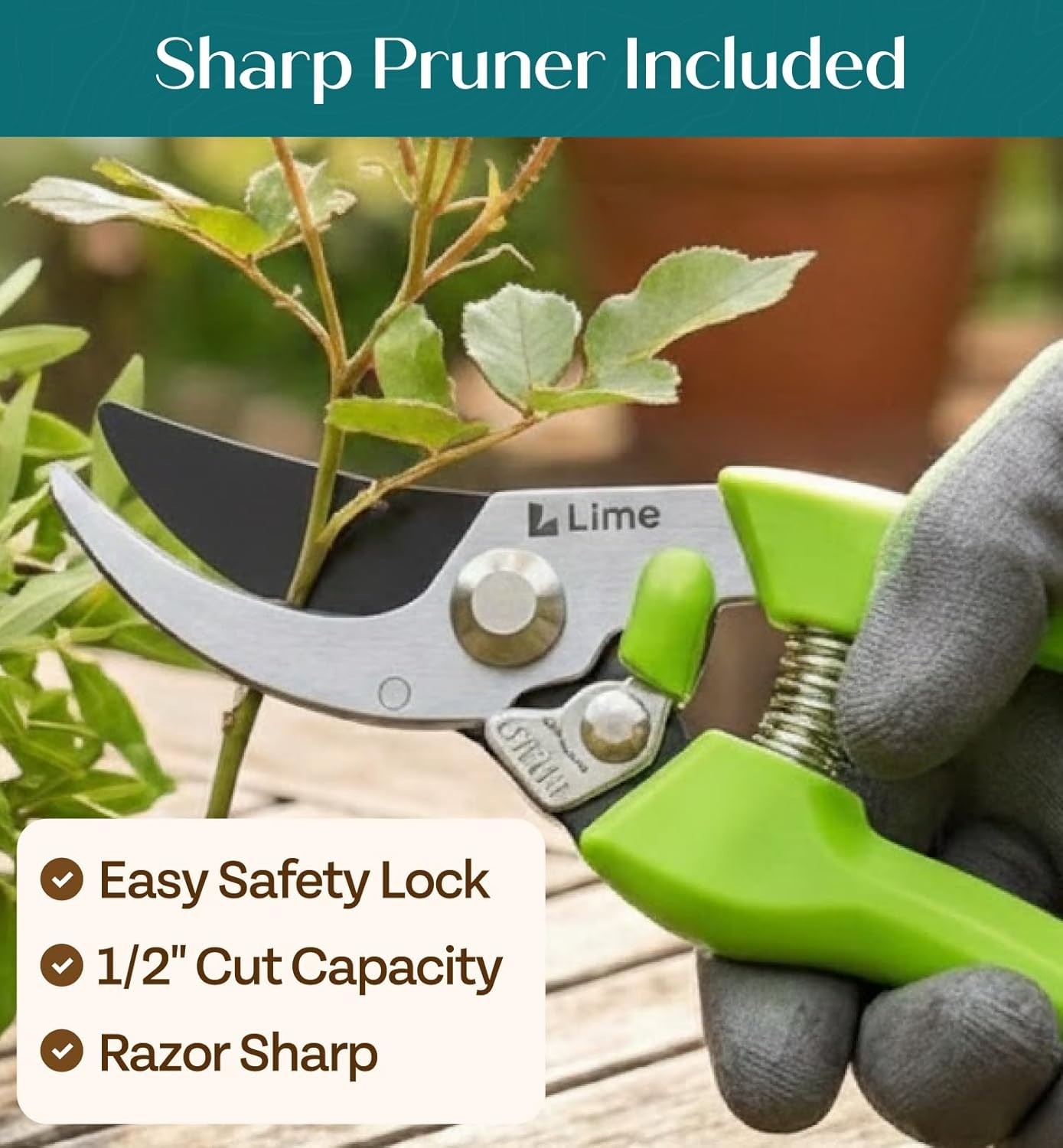 Ergonomic Green Gardening Tools Set – 23 Piece Heavy Duty Gift Set for Gardeners