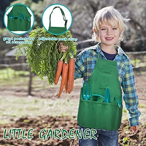 16Pcs Kids Gardening Tools Set – Outdoor Play Toys for Backyard & DIY Flower Gar