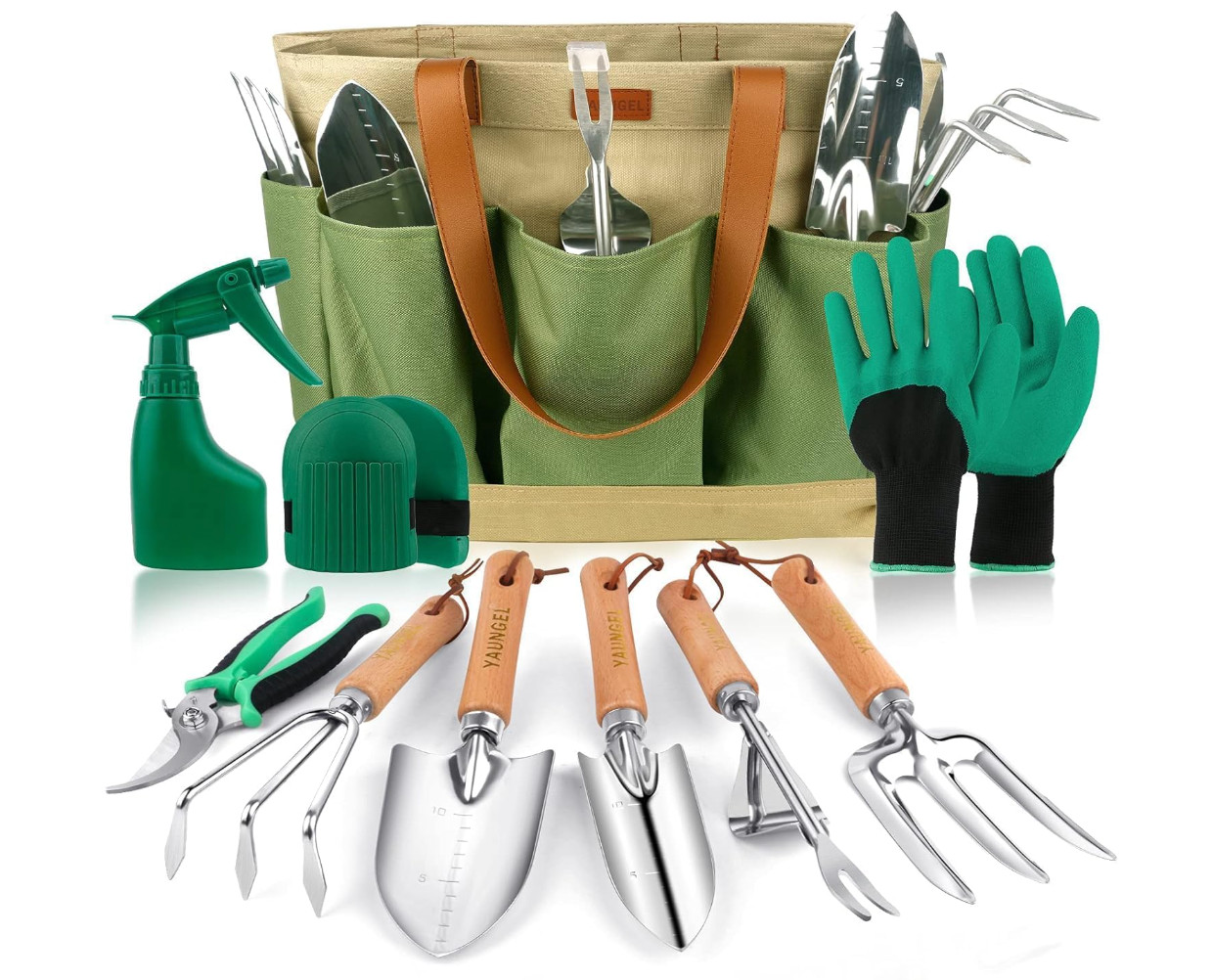 Gardening Tools – 10 Pcs Garden Tool Set Heavy Duty Stainless Steel Garden Suppl