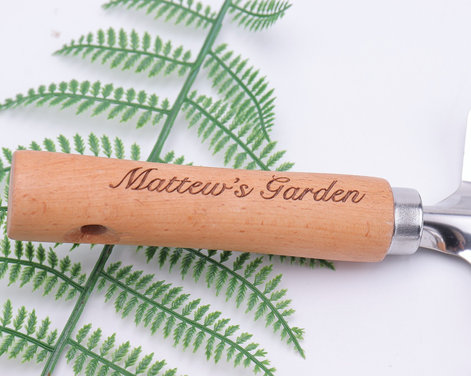 Personalized Garden Tool Hand Rake, Customized Garden Hand Rake, Stainless Steel