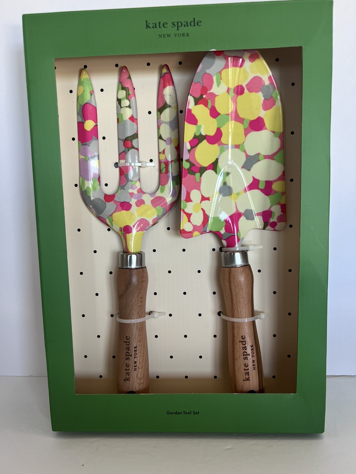 Kate Spade 2 piece Floral Dots Garden Tool Set