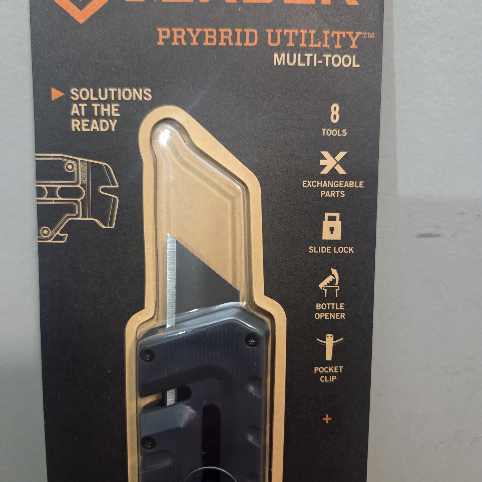 Gerber Prybrid Utility Multi Tool Knife New 31-003809