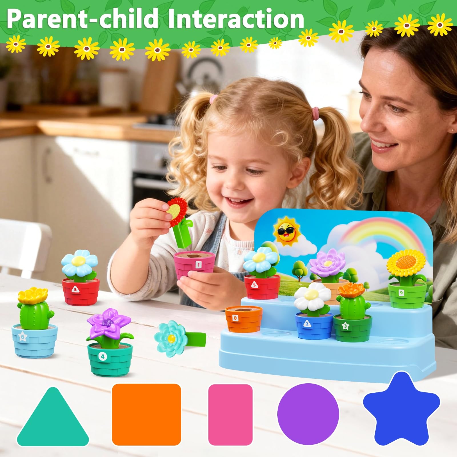 Montessori Toys for 1-2 year old, Toddlers Outdoor & Indoor Gardening Toys wi…