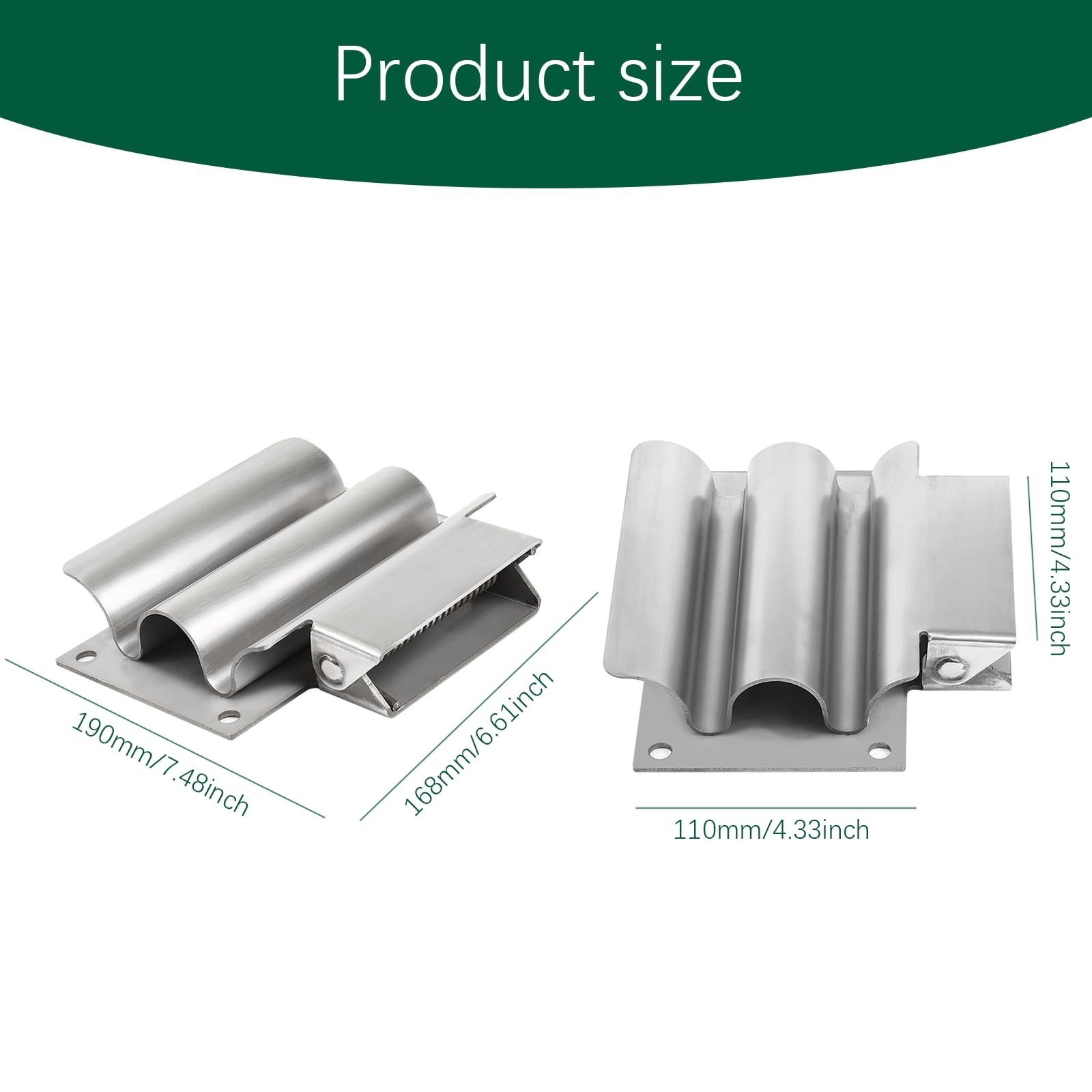 SH675SS Shovel Holder Brackets,Heavy Duty Hand Tool Holder for Rakes,Hoes and…
