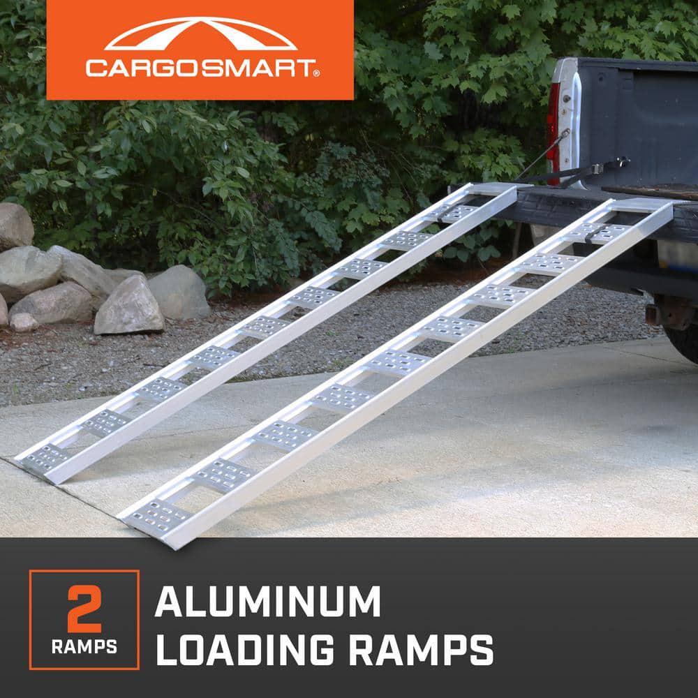 12 in. W x 78 in. L 1250 lbs. Capacity Aluminum Straight Fixed Truck Loading ( 2